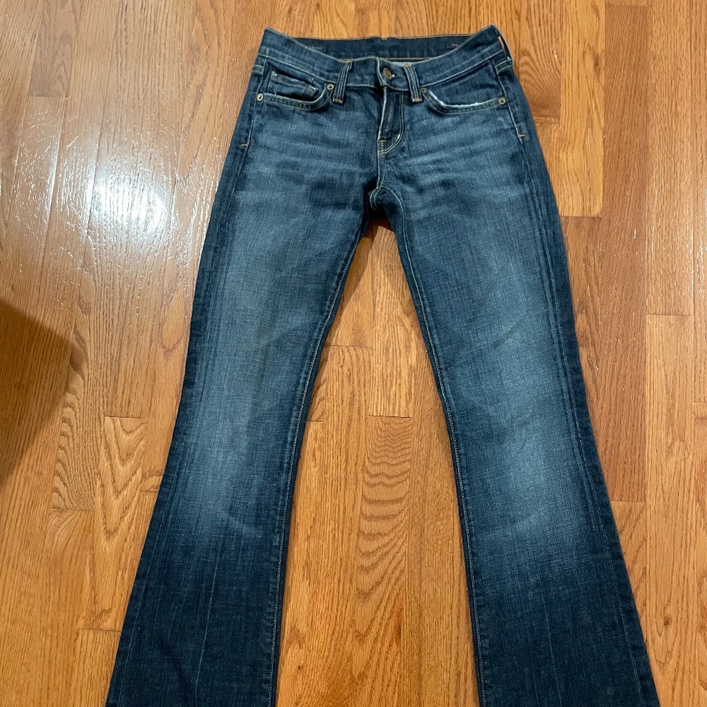 Citizens of Humanity Dark Washed Flair Jeans Size 25